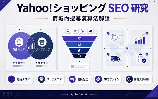 Yahoo!ショッピング SEO 完全研究筆記：商城內搜尋演算法、商品スコア 與跨境賣家的進場判斷
